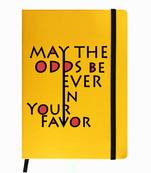 Premium Diary Yellow Leather Hardbound Cover Classic Diary