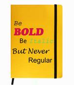 Premium Diary Yellow Leather Hardbound Cover Classic Diary
