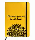 Premium Diary Yellow Leather Hardbound Cover Classic Diary