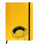 Premium Diary Yellow Leather Hardbound Cover Classic Diary