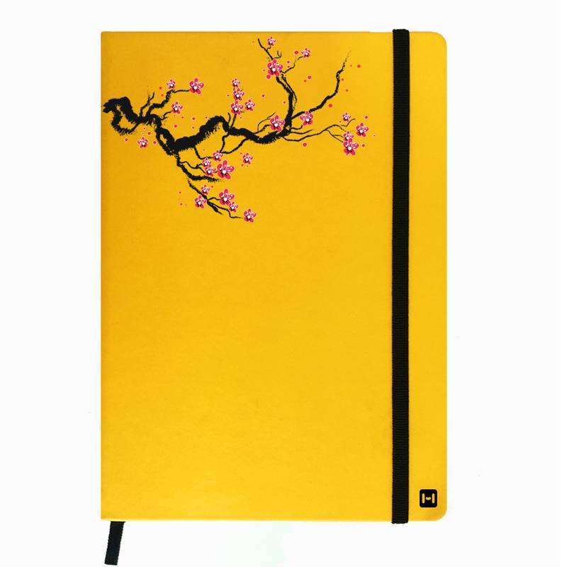 Premium Diary Yellow Leather Hardbound Cover Classic Diary