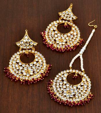Maroon ruby danglers-drops 1