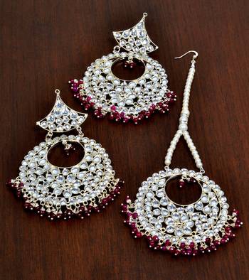 Maroon ruby danglers-drops 1