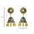 Meenakari Antique Pearl Silver Plated Tokri Jhumki Earring