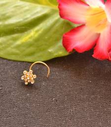 Floral Diamond Studed Exclusive Loveable Nose Pin