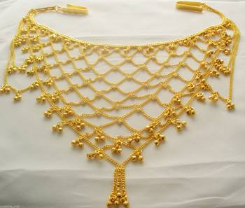 Exclusive Diamond Studed Chained Waist Chain / Kandora 1