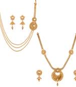 Gold diamond jewellery-combo