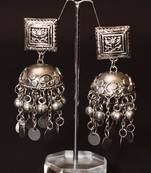 Silver  plated jhumkas