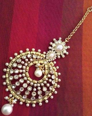Ethnic Indian Bollywood Fashion Jewelry Festive Maang tikka 1