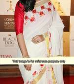 Sakshi Tanwar White Saree