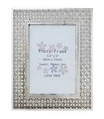 Silver photo frame 3.5 inch x 5 inch / 9 cm x 13 cm by gods and gifts da3995imp