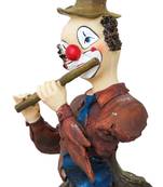 Clown with flute by gods and gifts d  cor for home and office