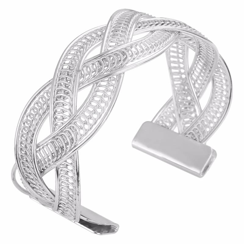 silver kada bracelet for girls and women