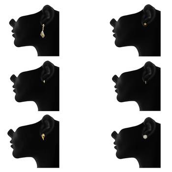 Gold crystal jewellery-combo 4
