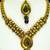 Stone studded polki set