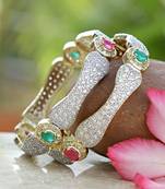 Traditionally Designed AD Bangle Set