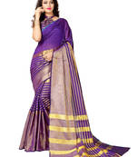 Multicolor woven chanderi saree with blouse