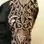 Black dupion silk long sleeves blouse