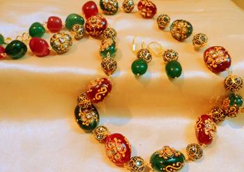 Gorgeous Markesh Gold Foil Neckpiece 2