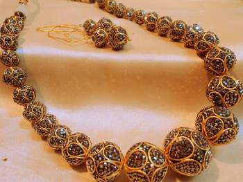 Royal Markesh Gold Plated Necklace Set 1