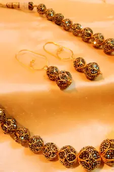 Royal Markesh Gold Plated Necklace Set