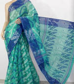 Bengal Handloom Tant Cotton Jamdani Saree (W/o Blouse)