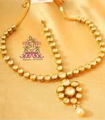 Pearl Kundan Meenakari Maathapatti