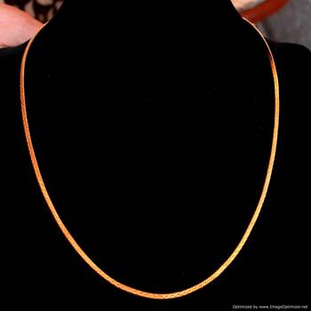 Gold Look Fine Pendant Chain / Necklace 1