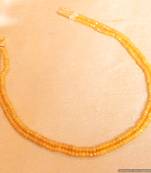 Yellow Onyx Two Line Necklace Set