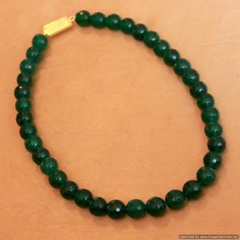 Green Onyx Single Line Necklace 1