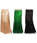 Muticolor Satin Petticoat