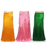 Muticolor Satin Petticoat