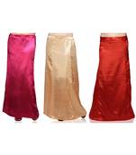 Muticolor Satin Petticoat