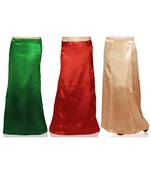 Muticolor Satin Petticoat