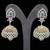 White studded_jewellery jhumkas