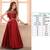 Designer Red Taffeta SIlk Fabric Gown For Girls