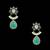 Red Green Antique Victorian Dangle Earrings Jewellery for Women - Orniza