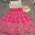 Pink embroidered silk unstitched lehenga