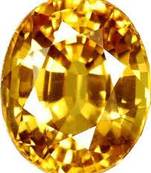 8.5ct yellow topaz gemstone