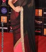 Anushka sharma Black Pink Saree