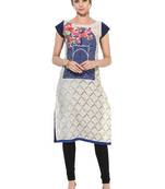 Multicolor printed Cotton stitched kurti