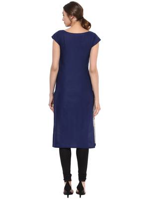 Multicolor printed Cotton stitched kurti 3