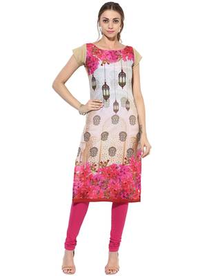 Multicolor printed Cotton stitched kurti 2