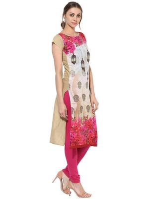 Multicolor printed Cotton stitched kurti 5