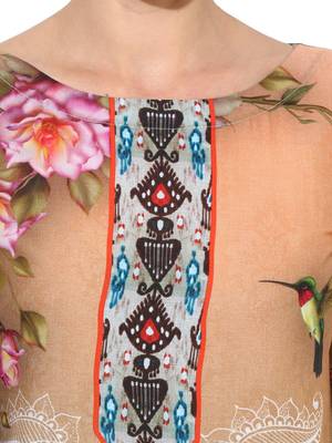 Multicolor printed Cotton stitched kurti 6
