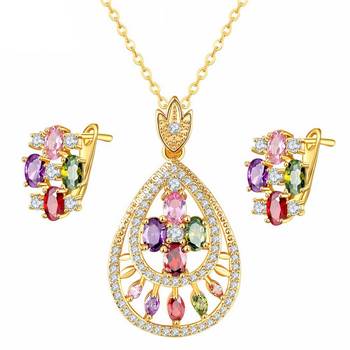 Multicolor swarovski crystal pendants 1