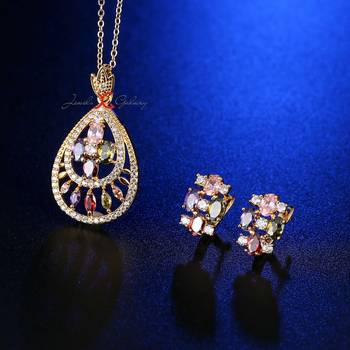 Multicolor swarovski crystal pendants 4