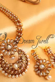 Beautiful Antique Pearl Necklace Set