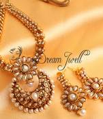 Beautiful Antique Pearl Necklace Set