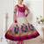 Gherdar Pink And White Georgette Anarkali Suit In Esha Gupta